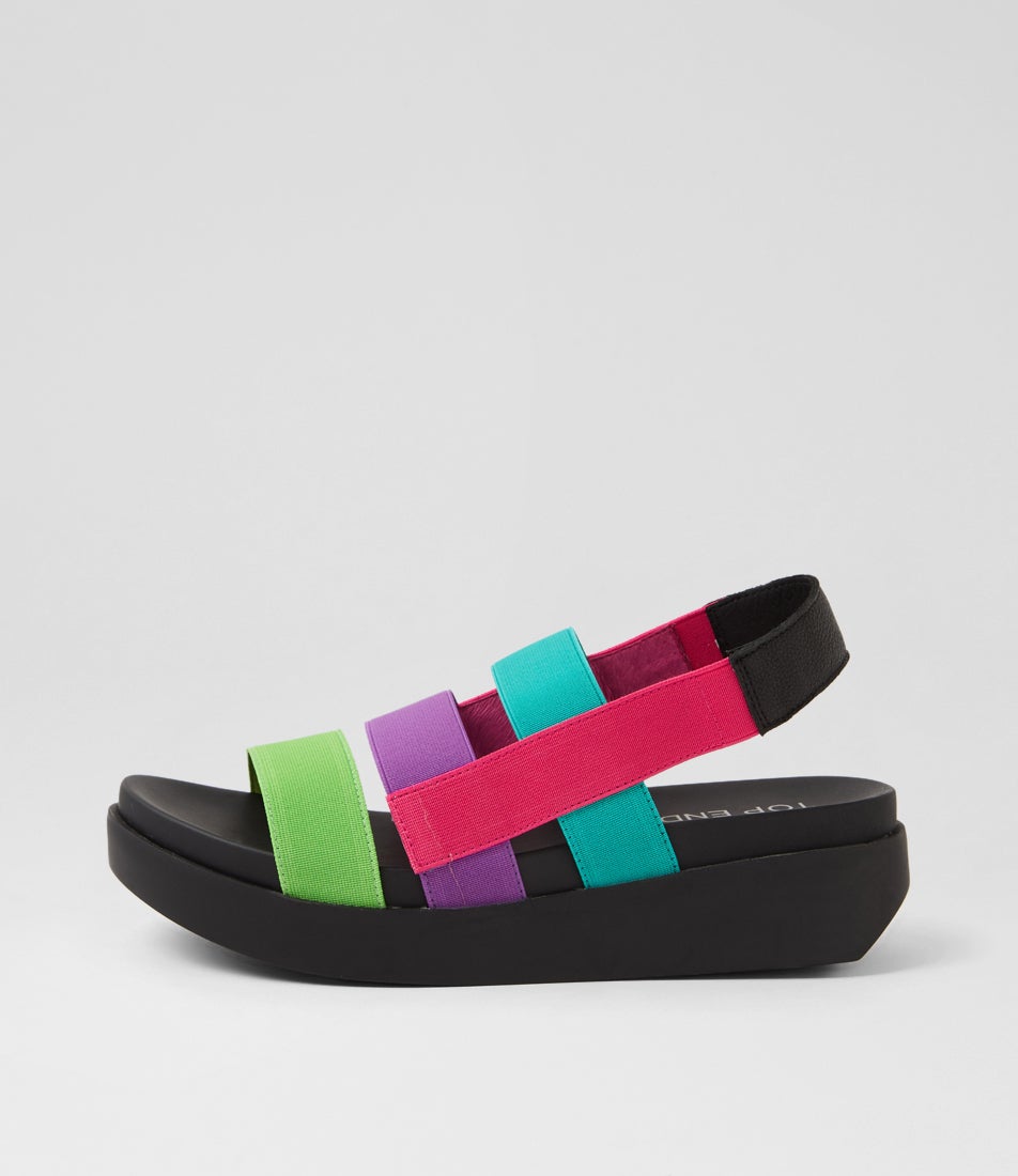 Darion Bright Multi Fabric Sandals