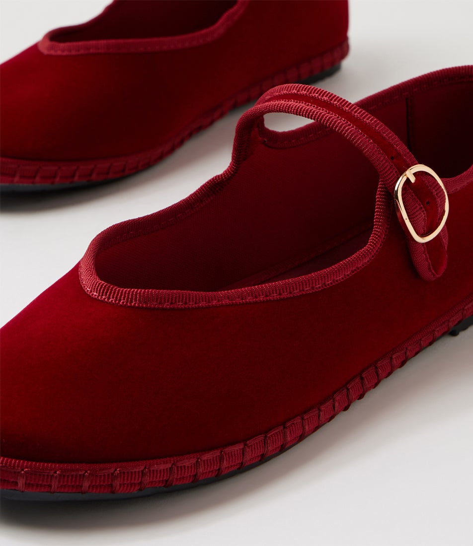 Alegria Port Fabric Flat Shoes
