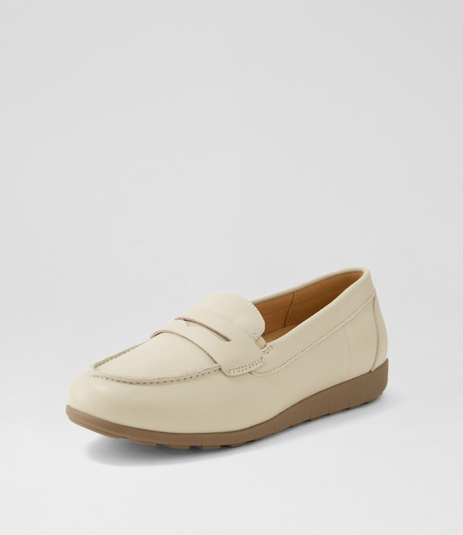 Birdi D Almond Leather Loafers
