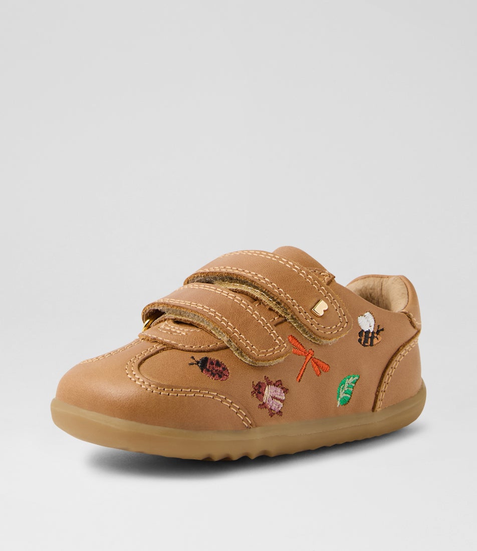 Su Buggie Infant Caramel Leather Sneakers