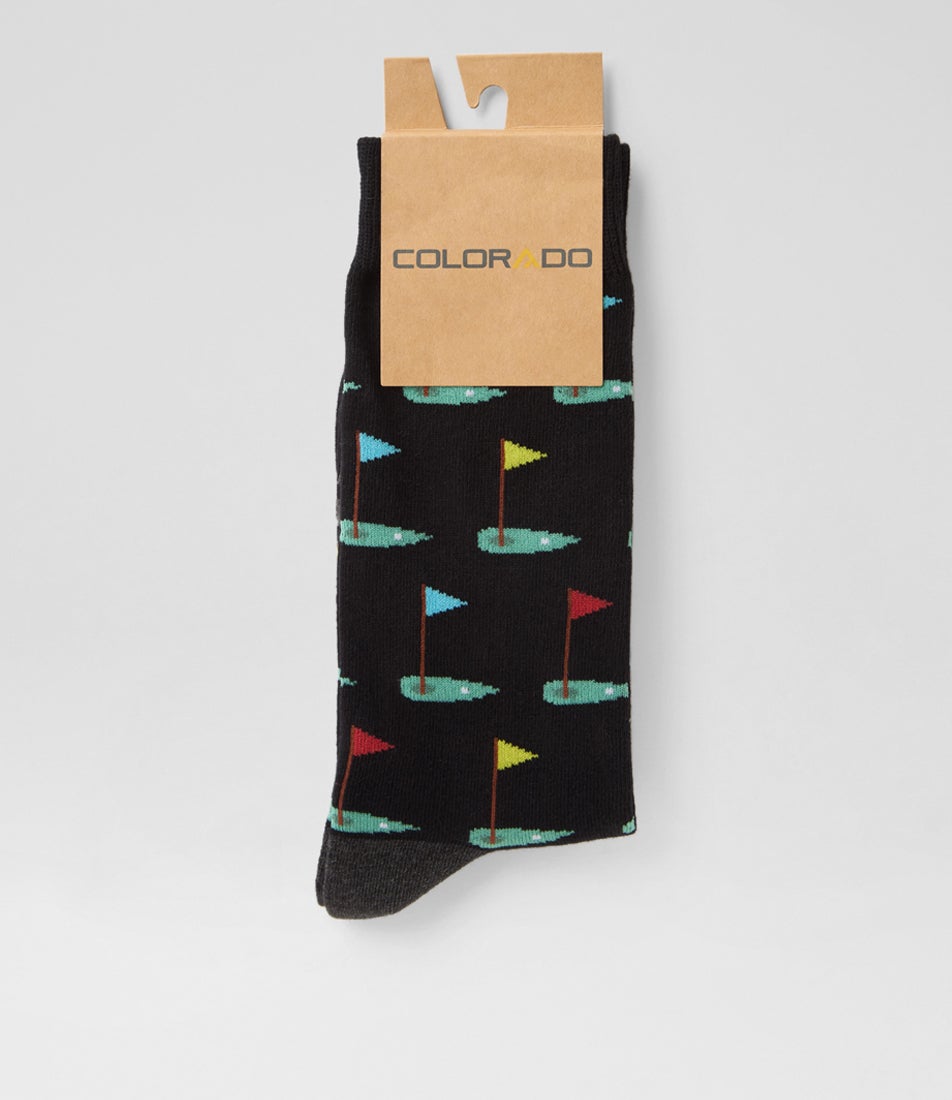 Golfer Multi Cotton Socks