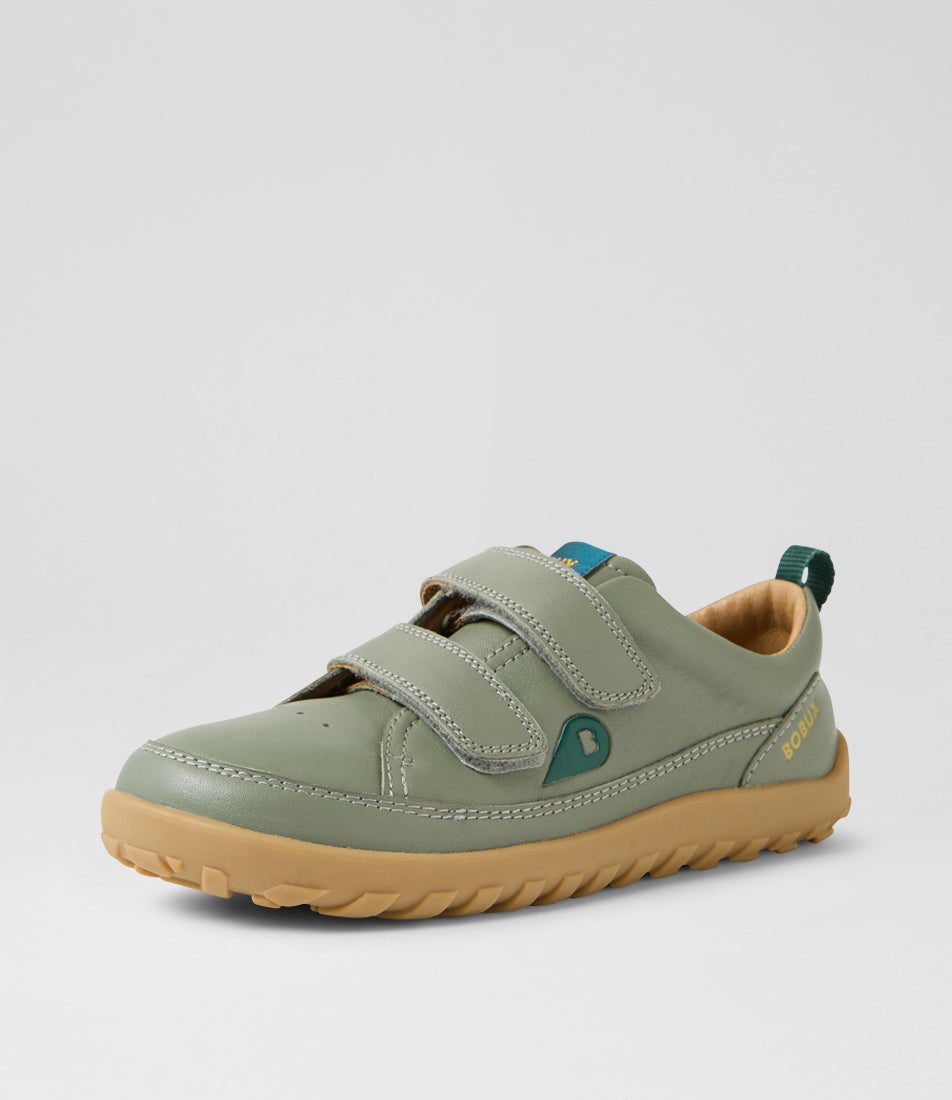 Kp Dawn Junior Vetiver Leather Sneakers