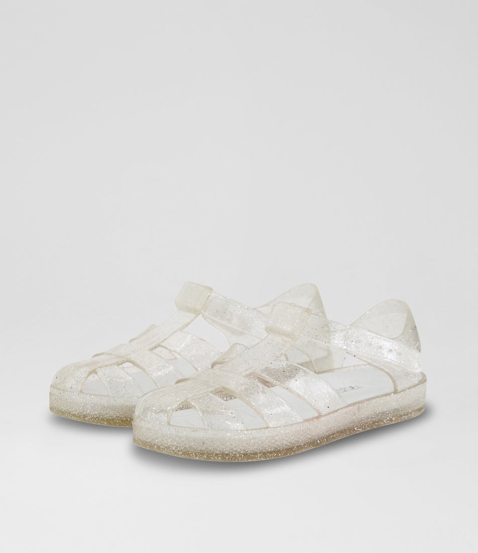 Clear Jelly Junior Clear Pvc Sandals