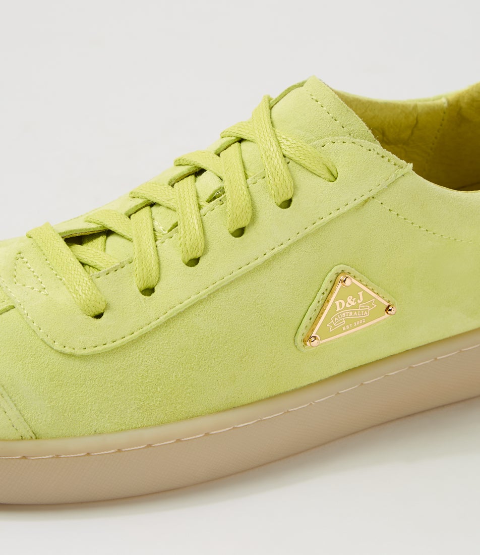Haltar Light Citrus Beige Suede Sneakers