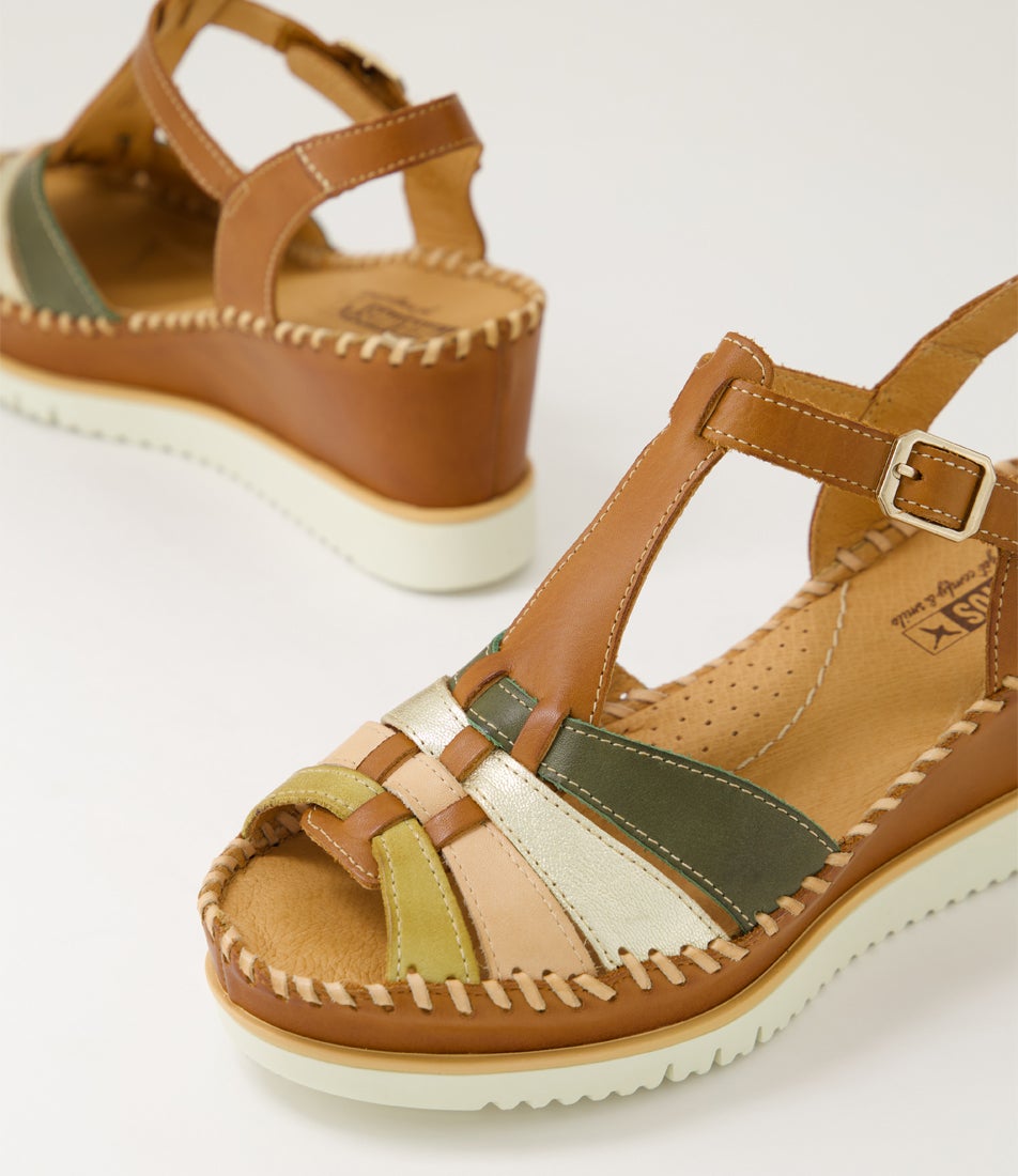 Aguadulce 36 Brandy Leather Wedges