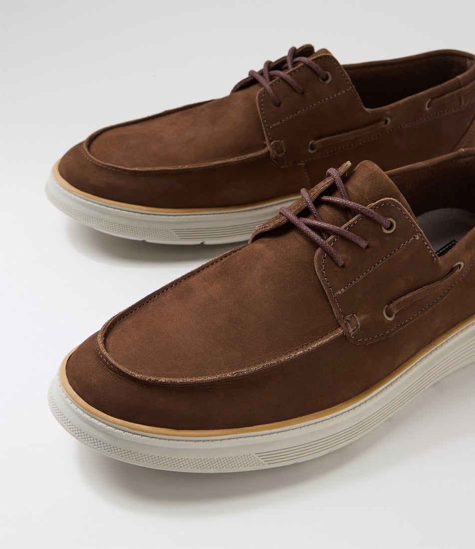 Wael Cafe Leather Lace Up Flats
