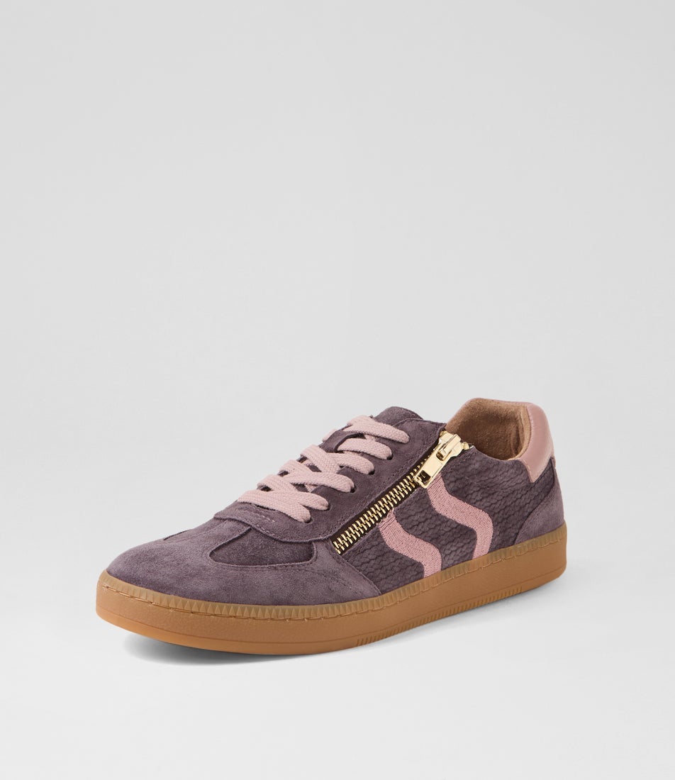 Darcys Dark Plum Multi Sneakers