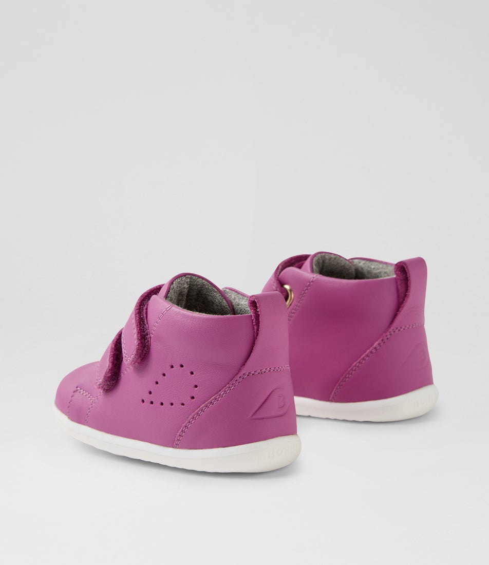 Su Grass Court High Infant Cattleya Orchid Leather Ankle Boots