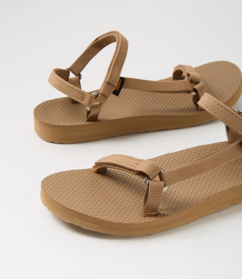 W Original Universal Slim Tigers Eye Fabric Sandals