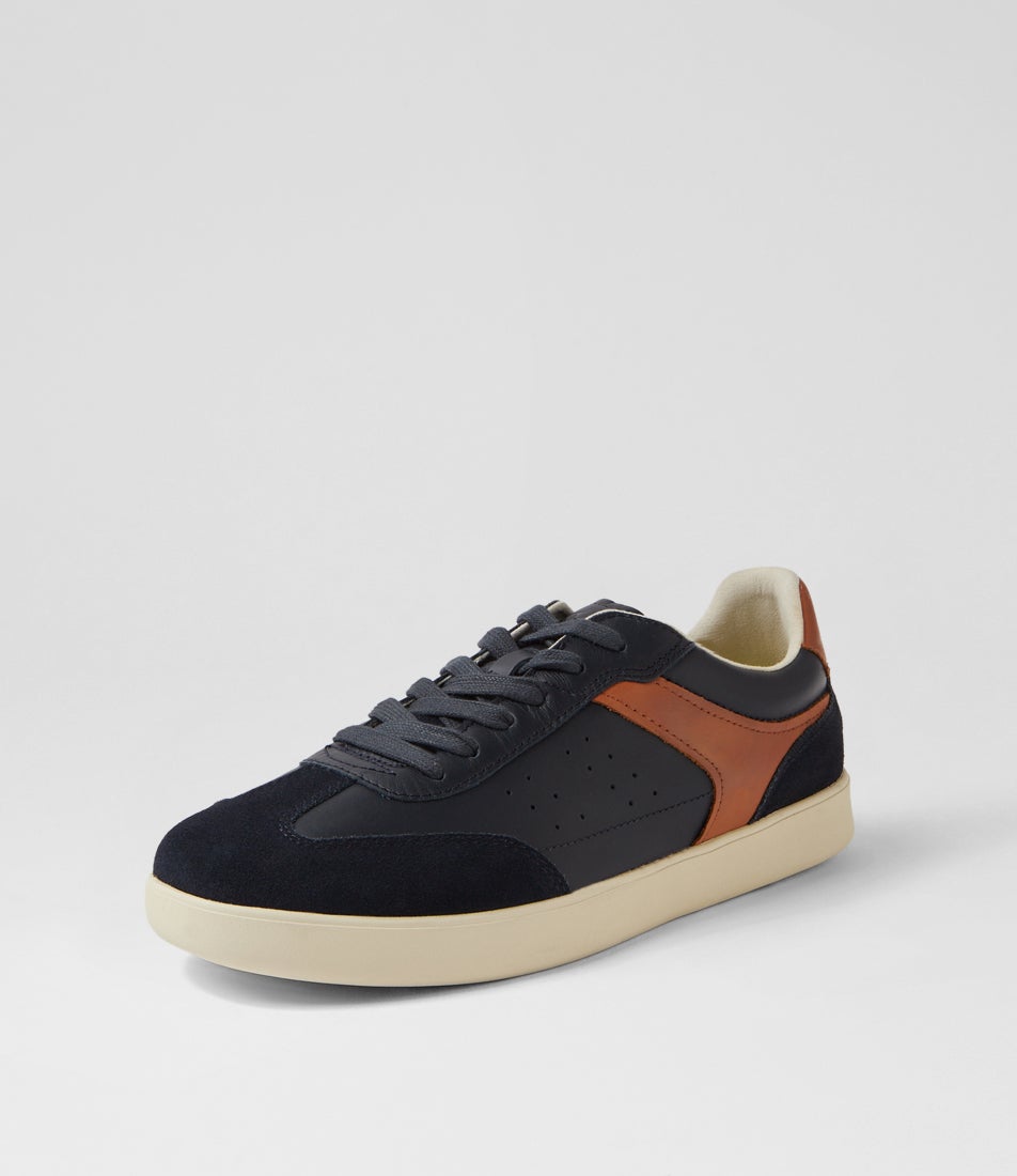 Pace Sneaker Navy Combo Suede Sneakers