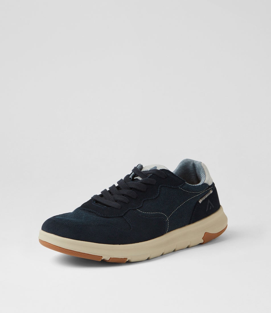 Hinz Navy Suede Sneakers Hinz Navy Suede Sneakers