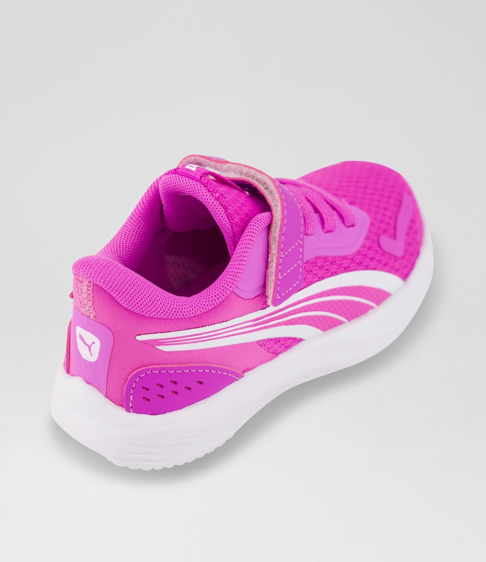 Pounce Lite Toddler Electric Orchid White Mesh Sneakers