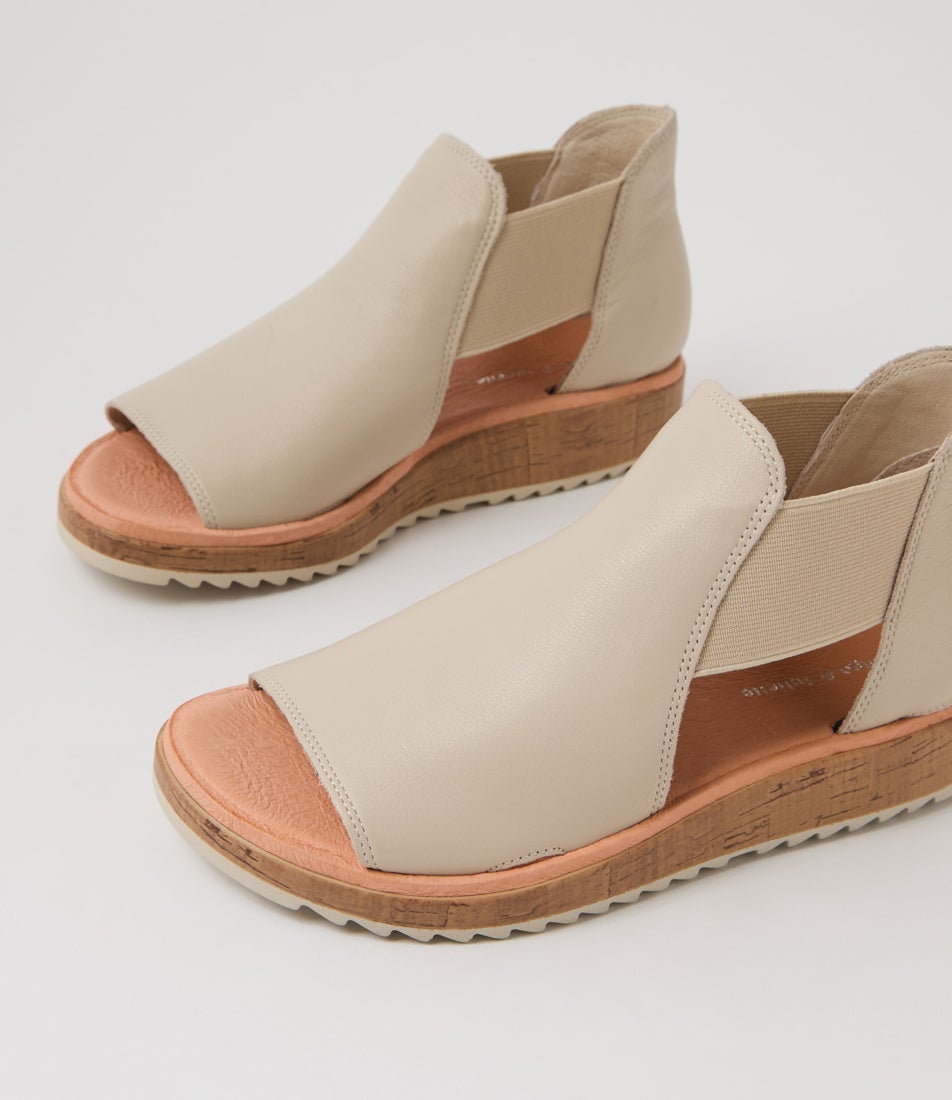 Oddat Vanilla Almond Leather Sandals