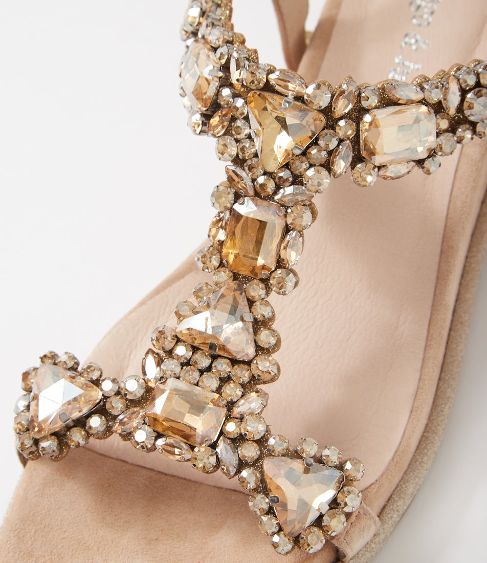 Bradie Latte Suede Sandals