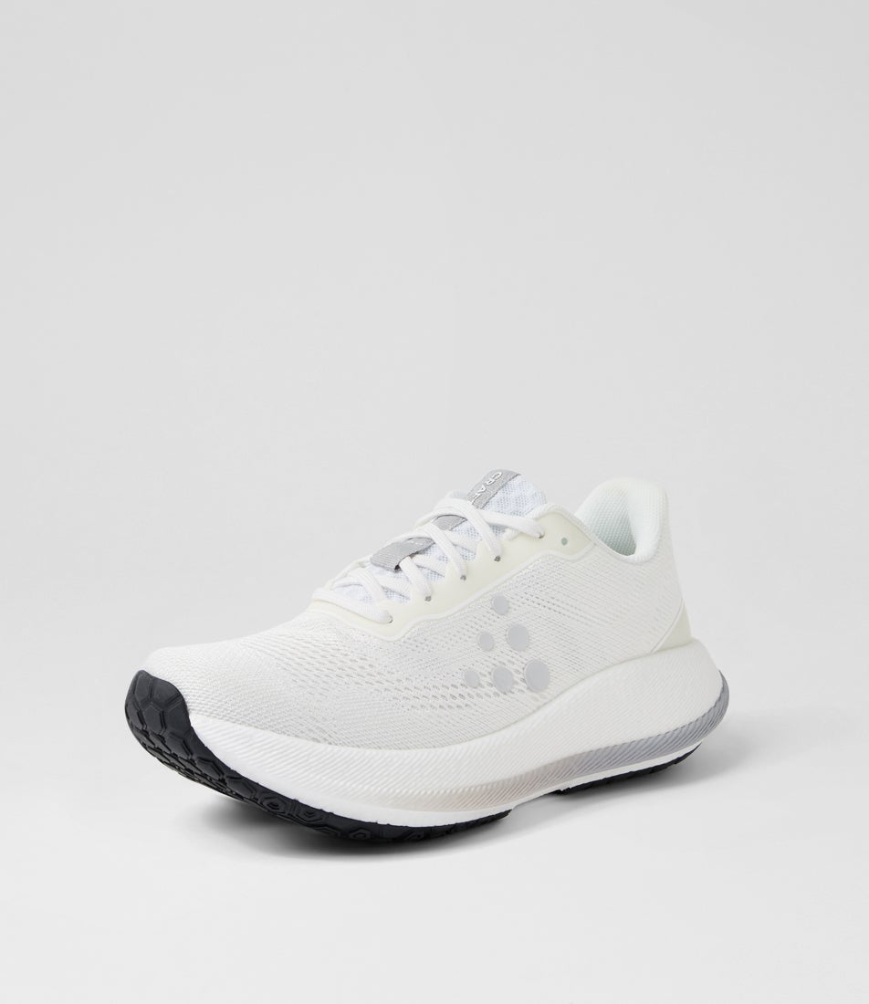 Pacer 2 W White Fabric Sneakers