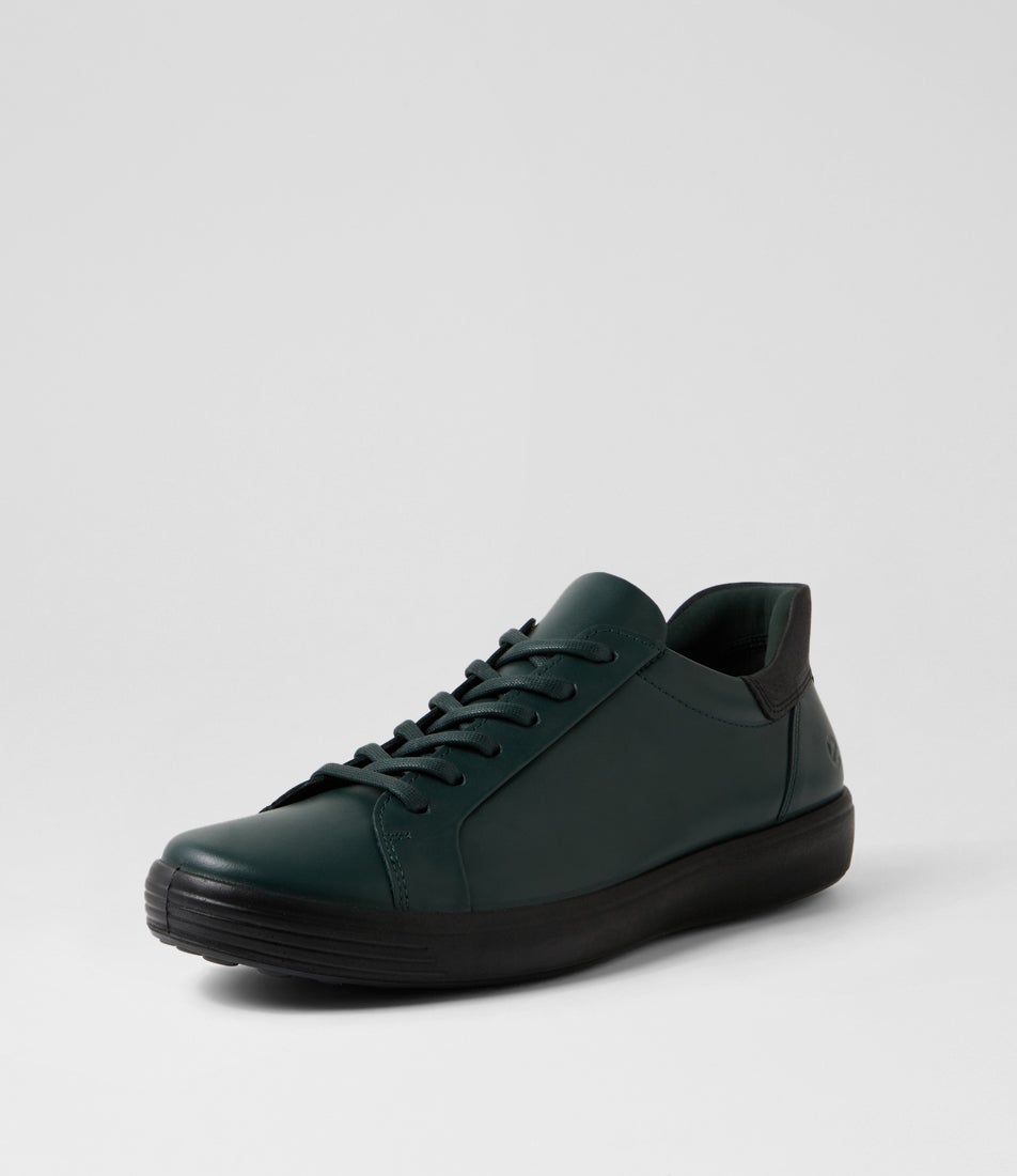 Soft 7 M Sea Tangle Black Leather Sneakers