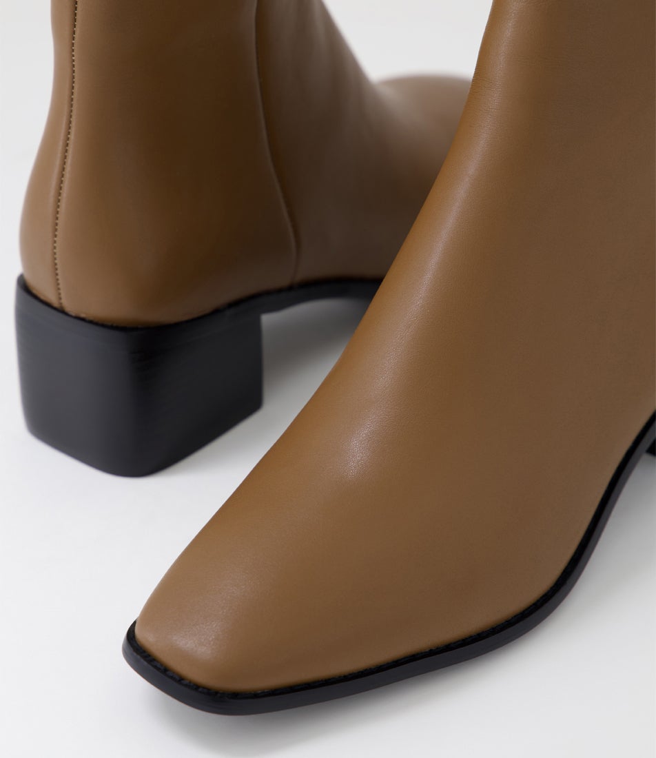 Joo Pecan Ankle Boots