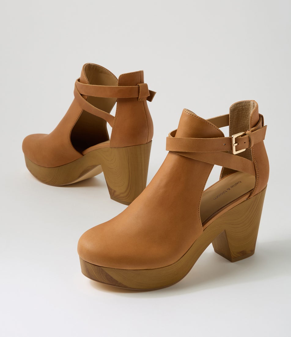 Fearless Tan Leather Heels