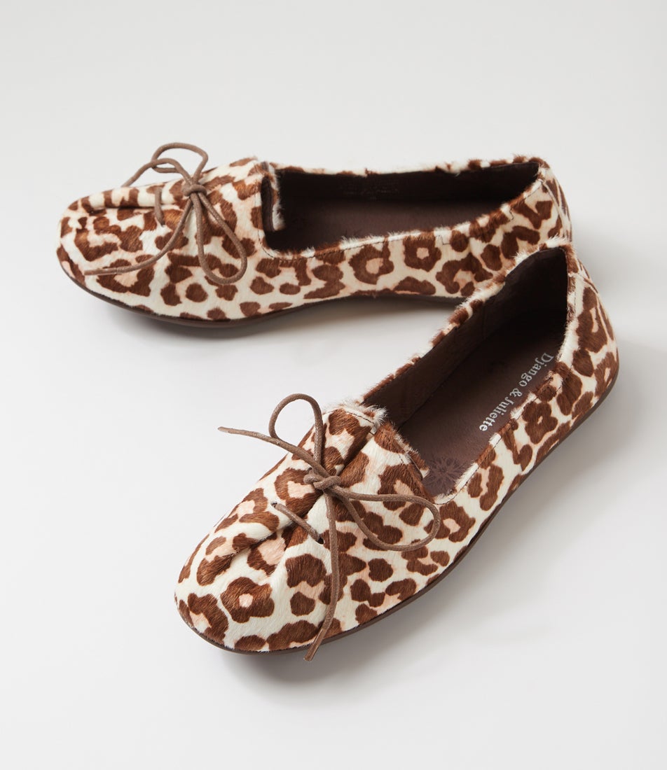 Ballad Light Leopard Pony Loafers