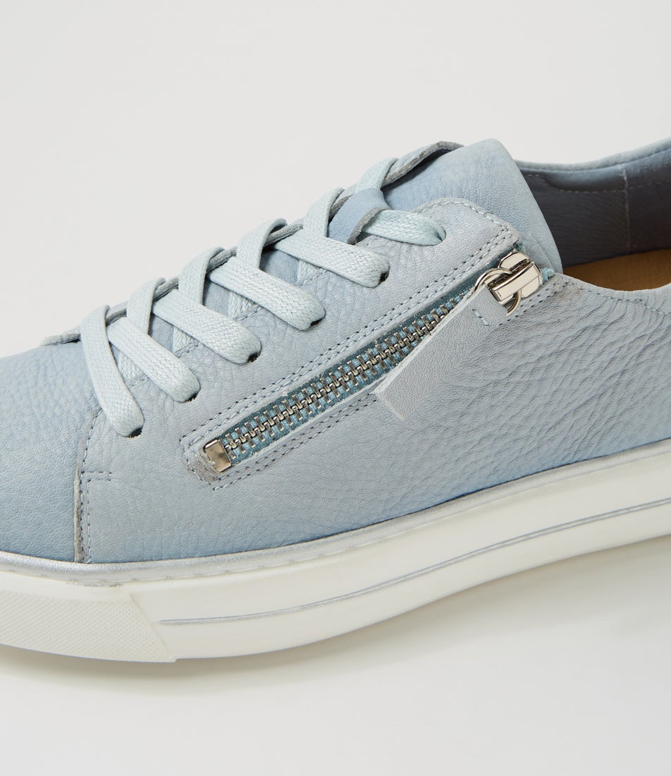 Kerk W Denim Tumble Leather Sneakers