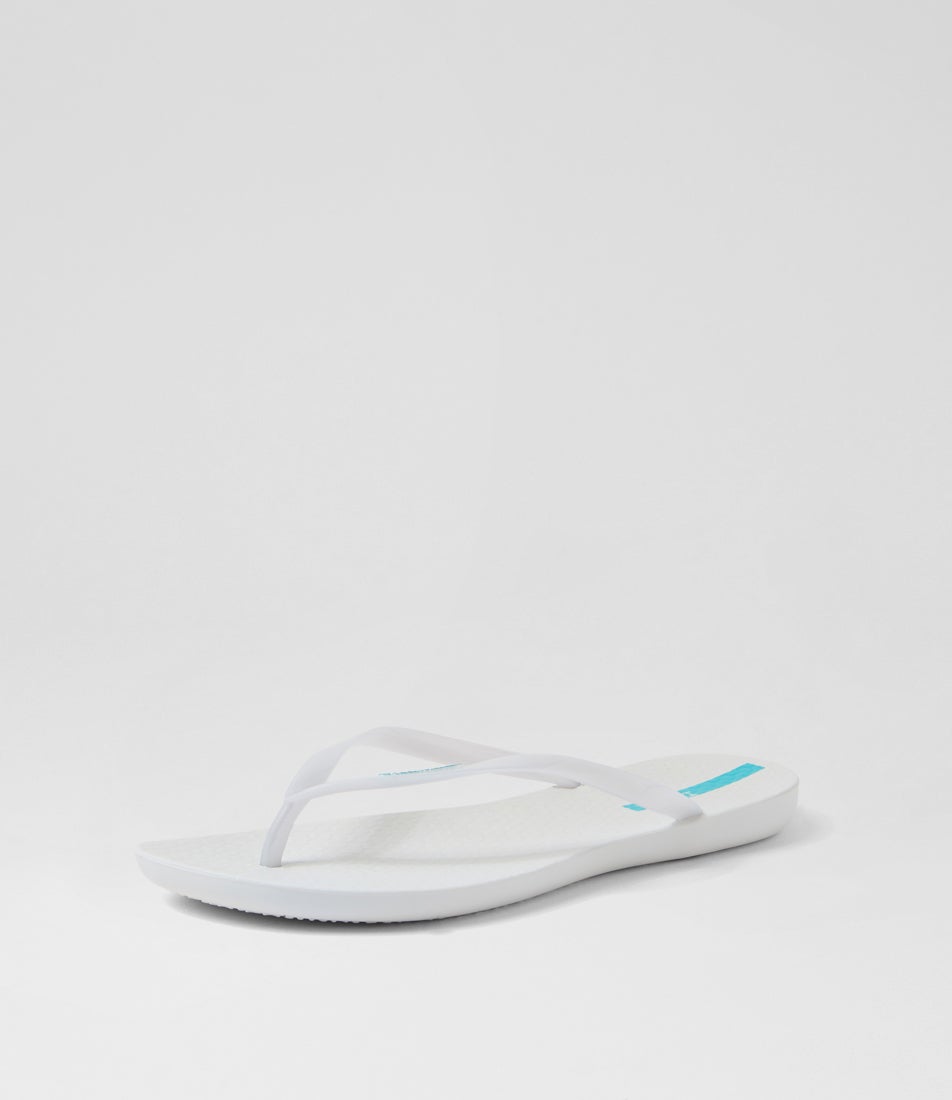 Wave White Thongs