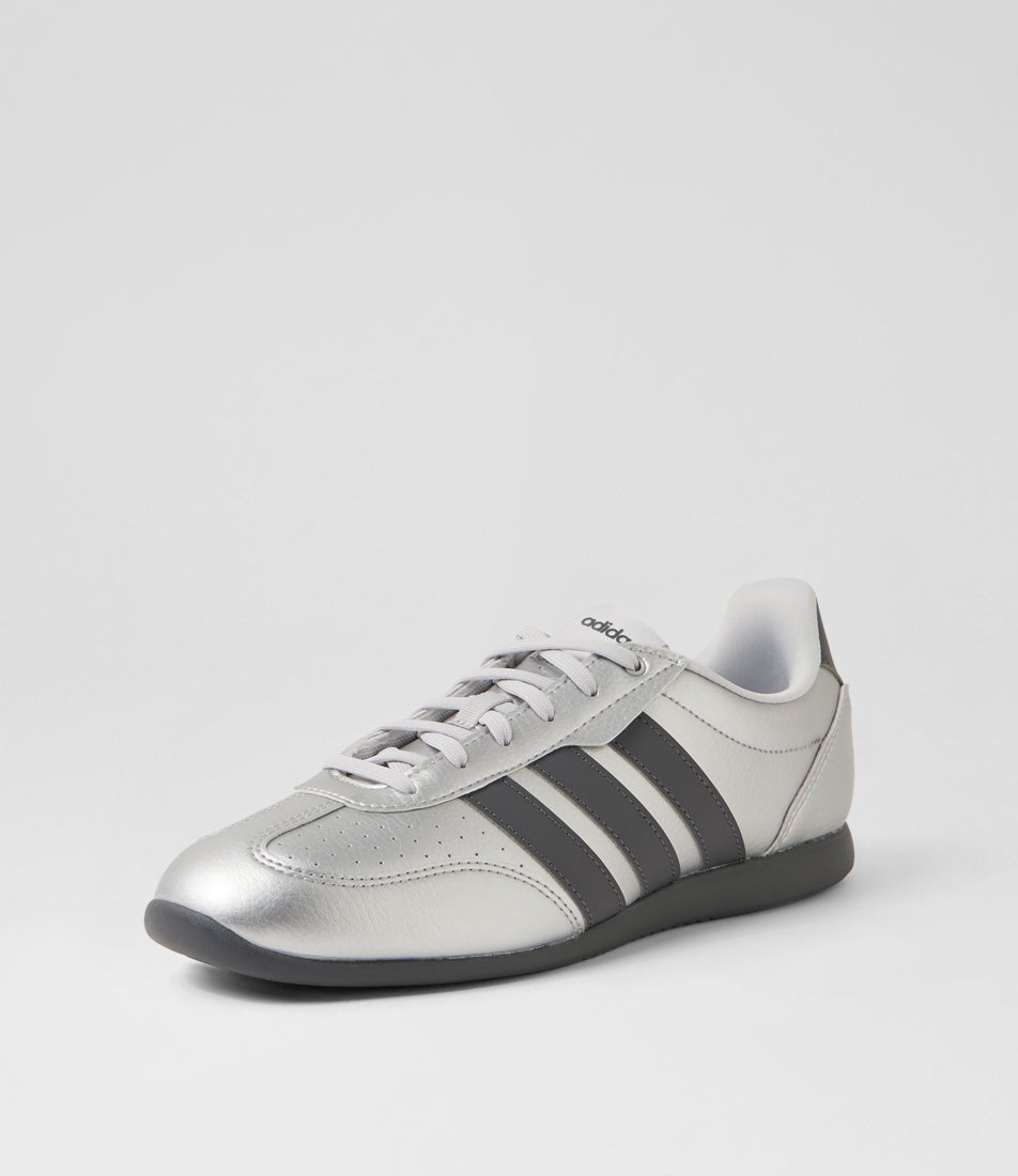 Barreda Lo W Matte Silver Grey Fabric Sneakers