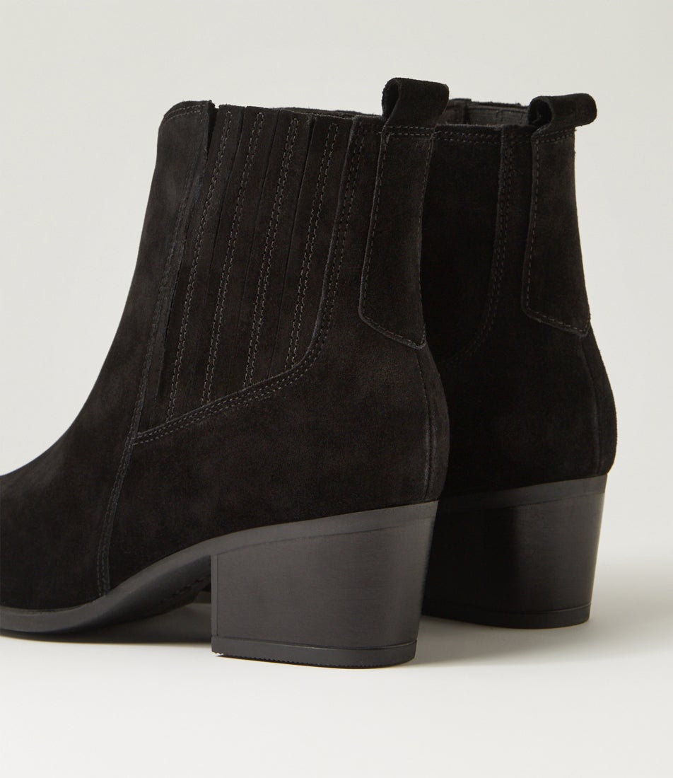 Kenny Schwarz Suede Ankle Boots