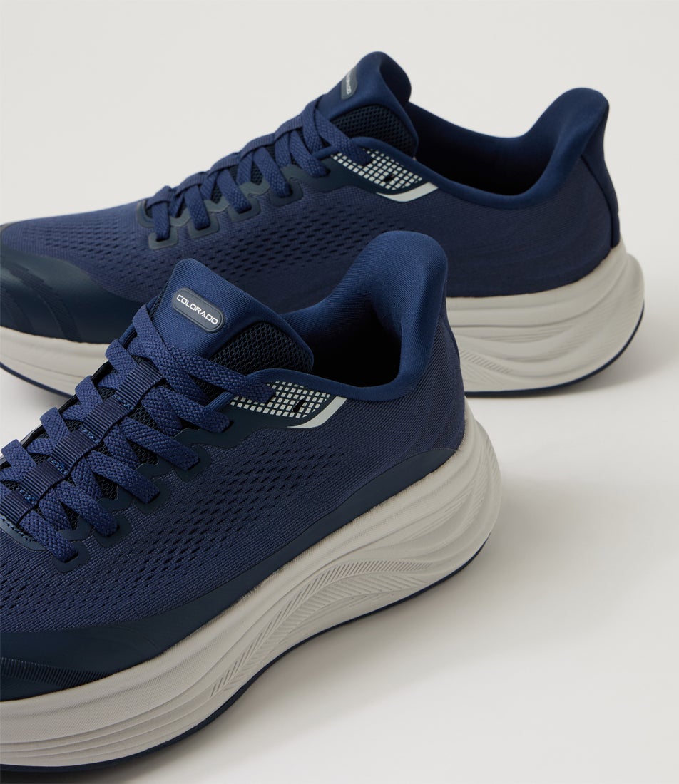 Command Navy Knit Sneakers