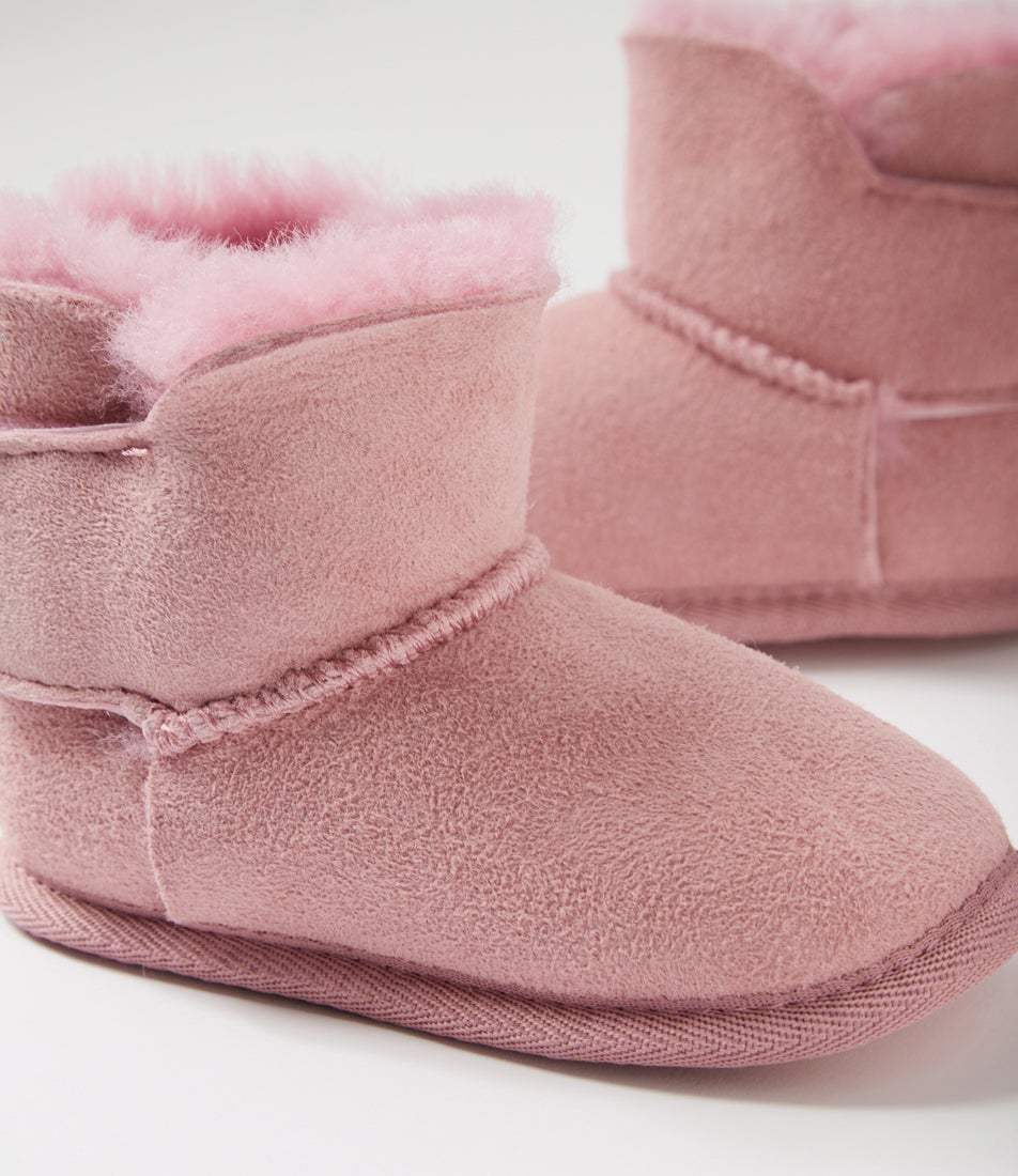 Platinum Baby Bootie Infant Orchid Pink Suede Ankle Boots