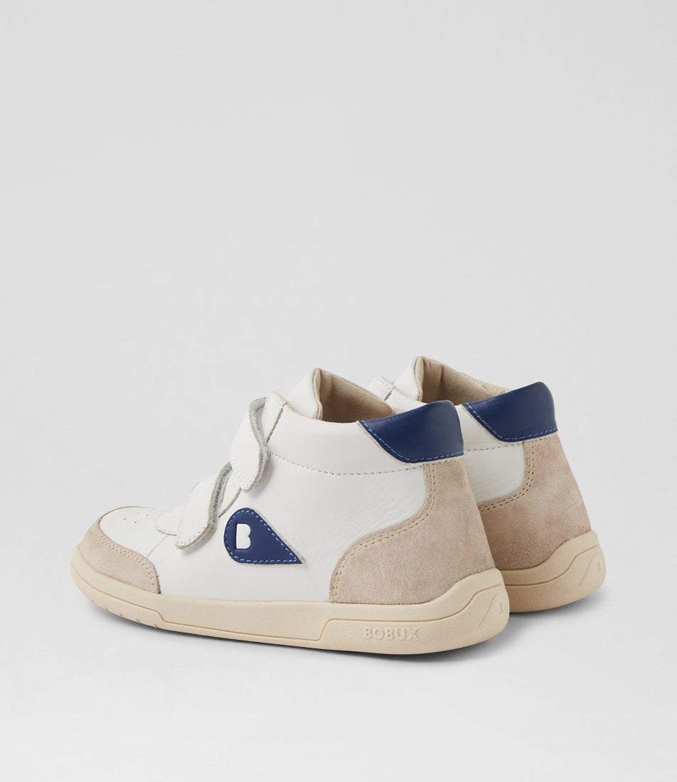 Kp Champ High 2 Junior Chalk Gentian Blue Leather Ankle Boots