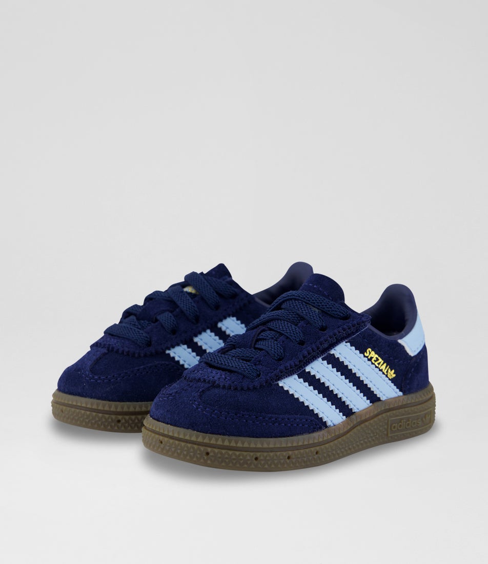 Handball Spezial Toddler Navy Sky Blue Suede Sneakers