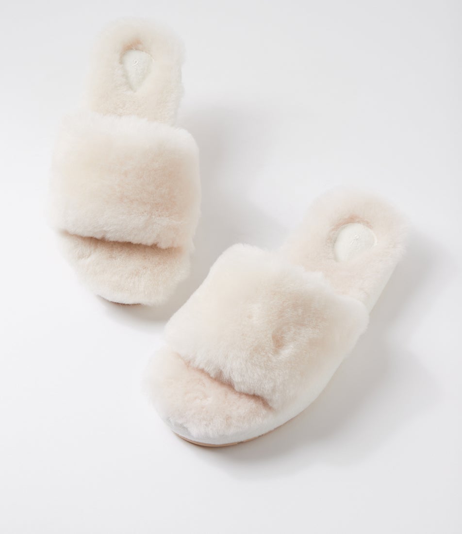 Mckay Natural Sheepskin Sandals Mckay Natural Sheepskin Sandals