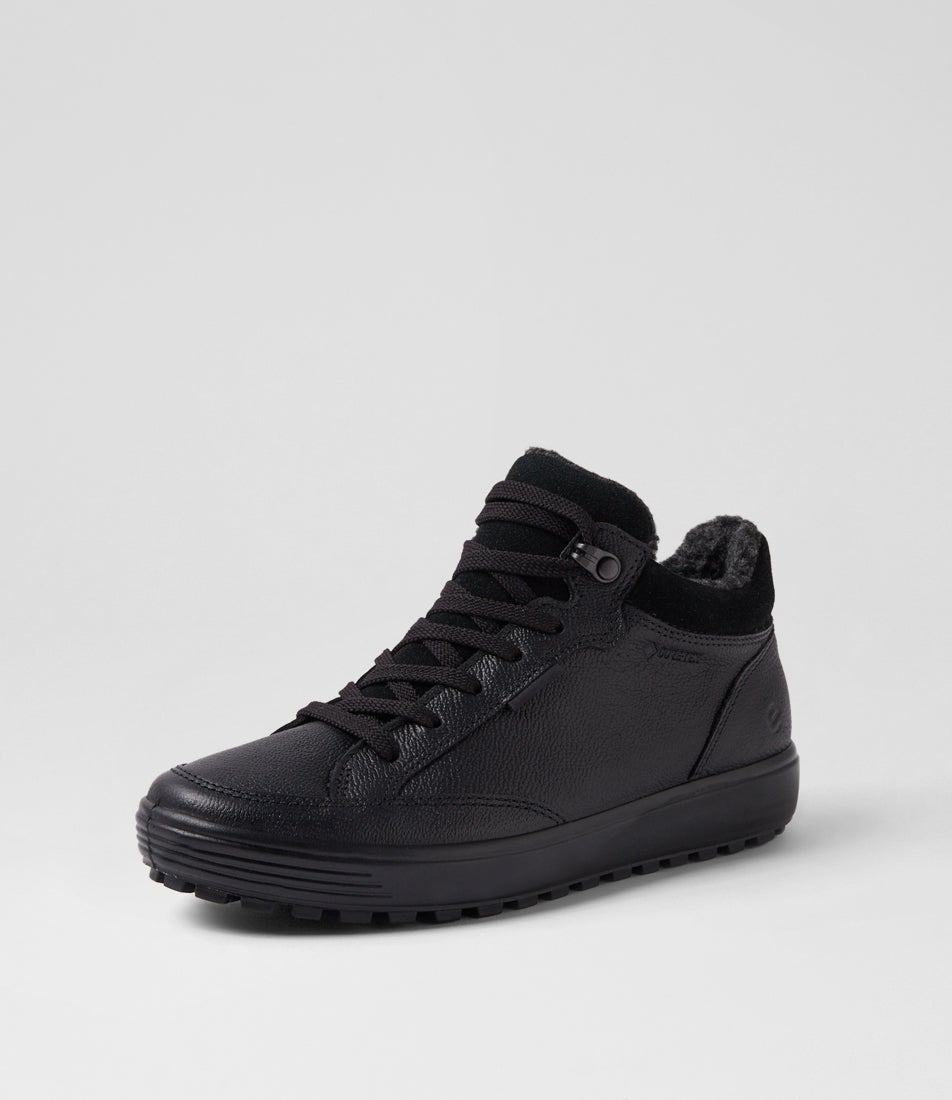 Soft 7 Tred W Black Leather Sneakers