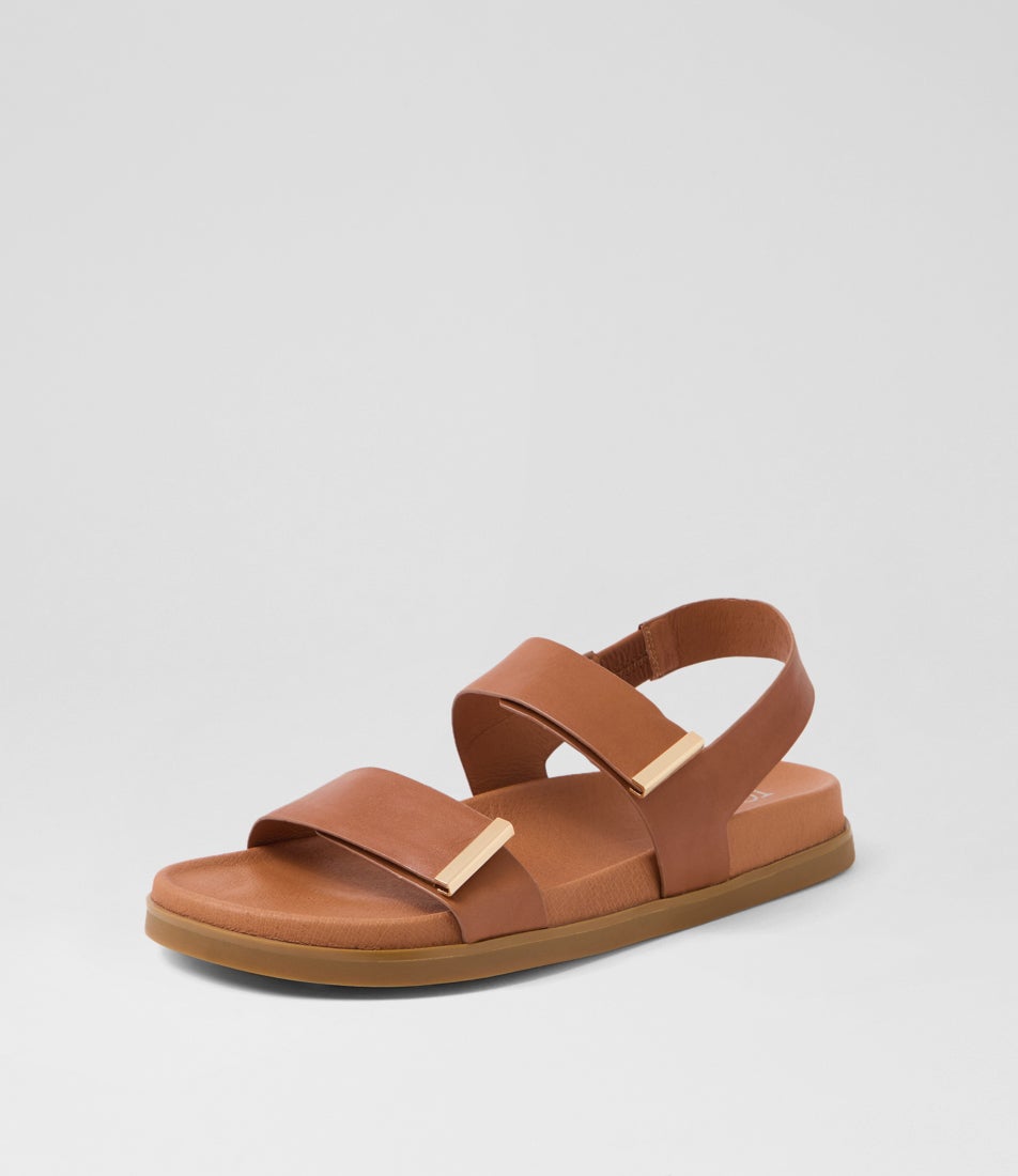 Ranchi Dark Rum Leather Sandals