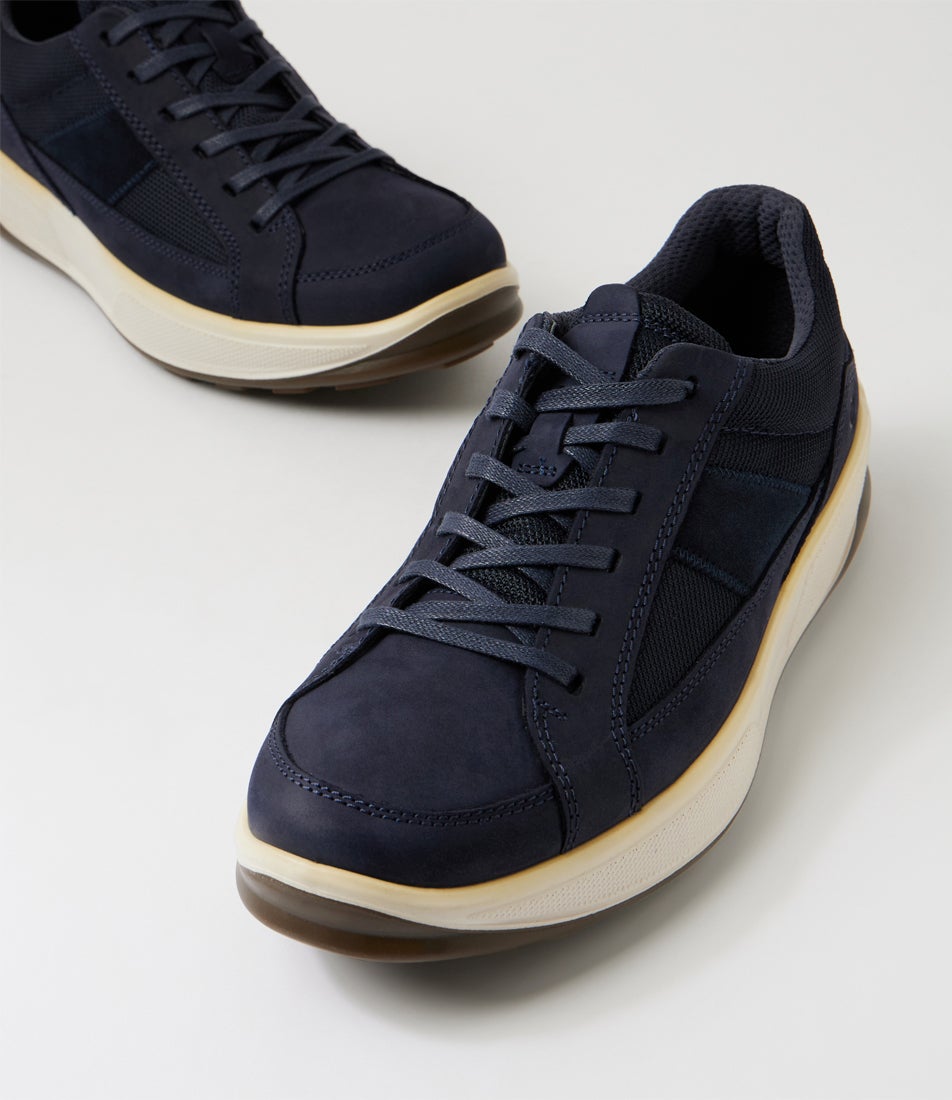 Byway 2 M Marine Leather Sneakers