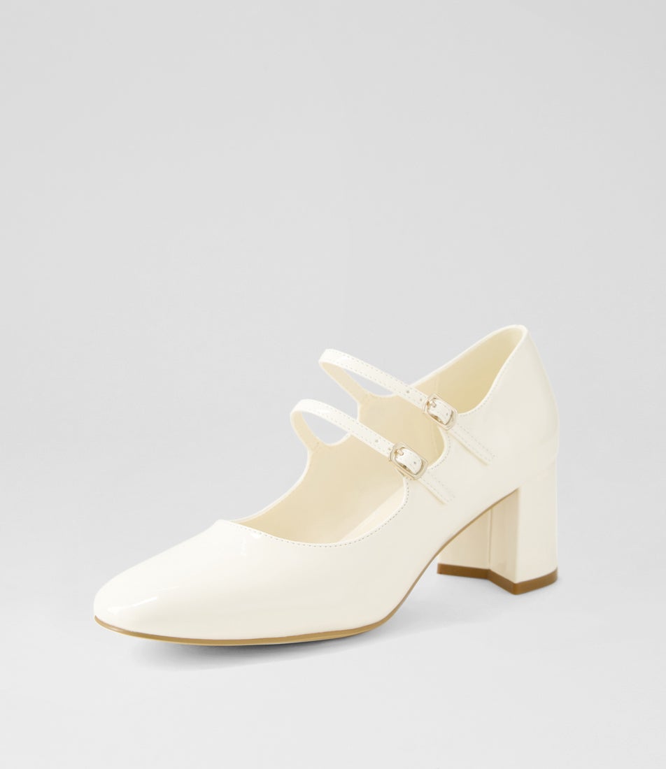 Eiko Almond Patent Pu Mary Jane Heels