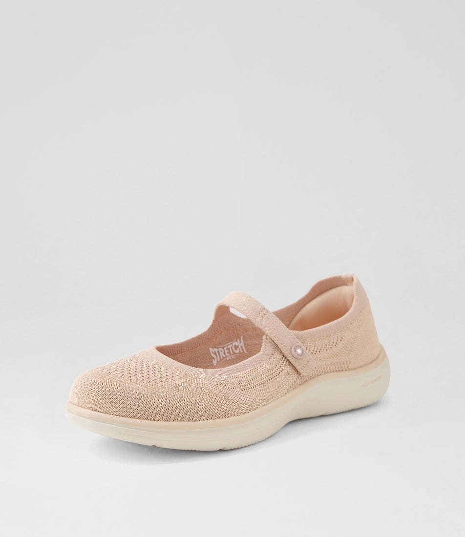 On-The-Go Flex Radiant Sp Blush Fabric Flat Shoes