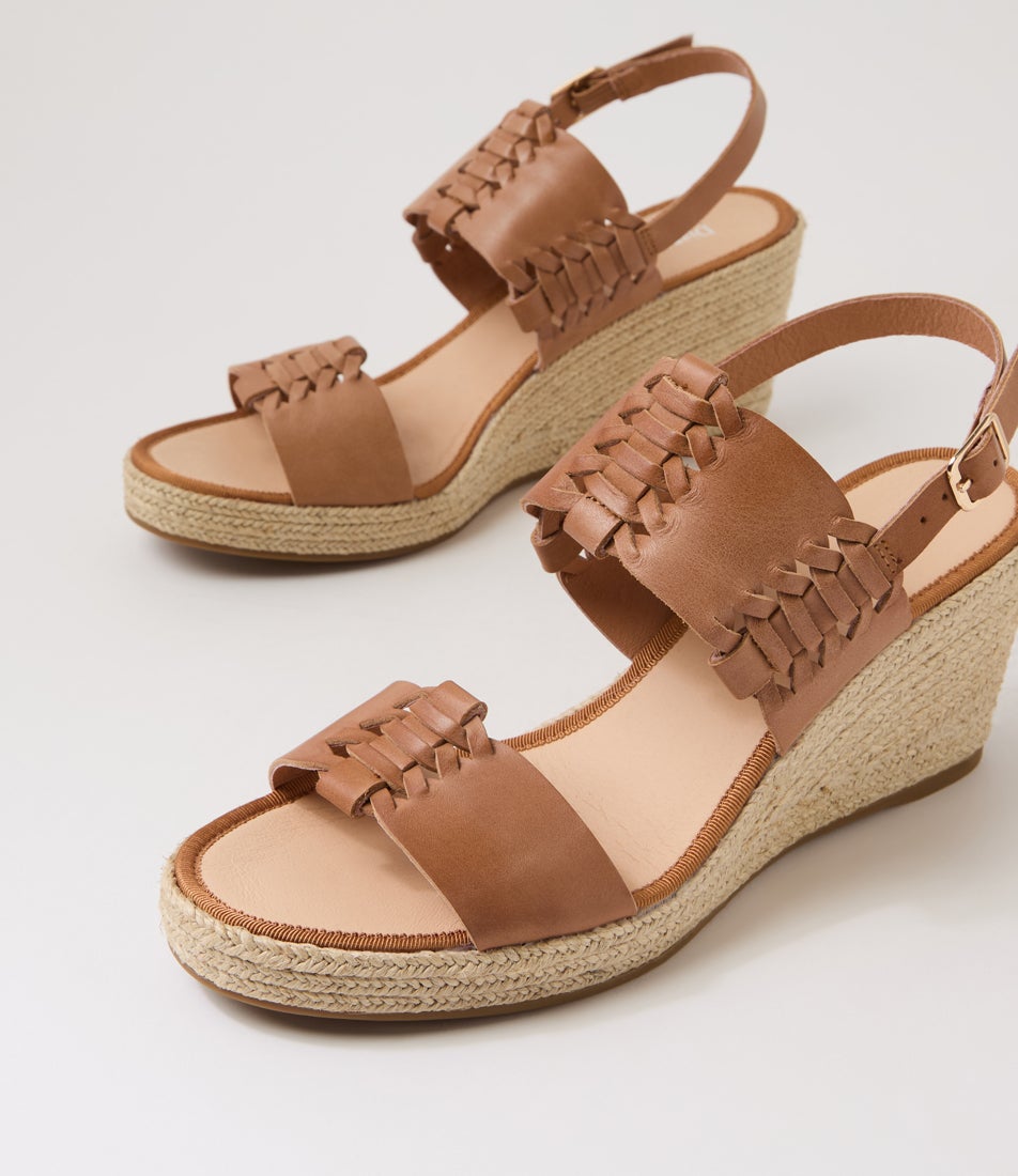 Plover Tan Natural Rope Leather Sandals