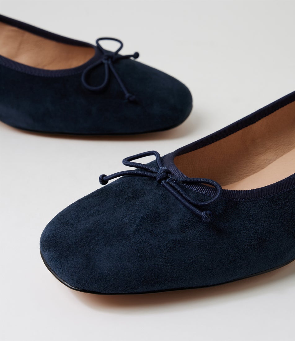 Mallet Navy Suede Heels Mallet Navy Suede Heels