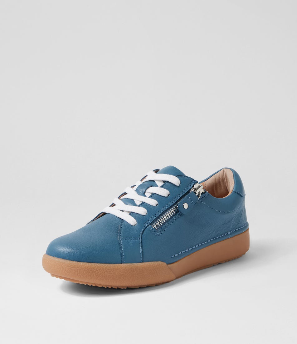 Yannas Denim Leather Sneakers