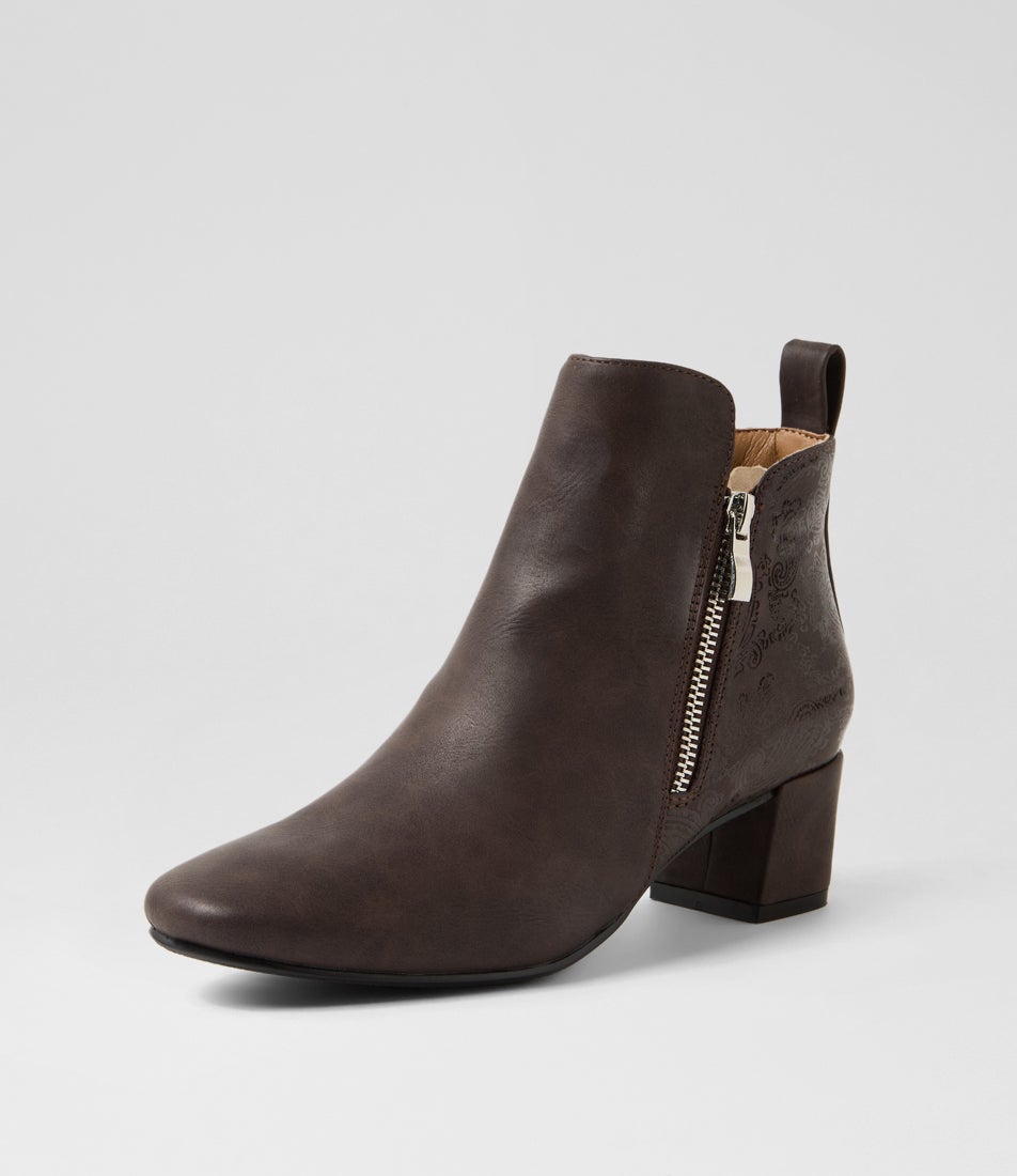 Hamble Brown Ankle Boots