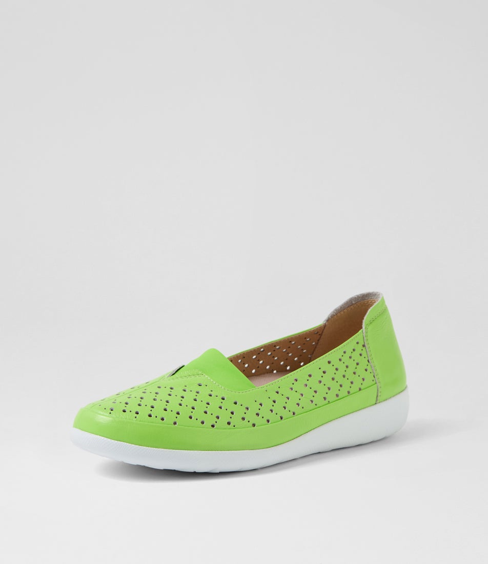 Unki Xf Multi Lime Leather Sneakers