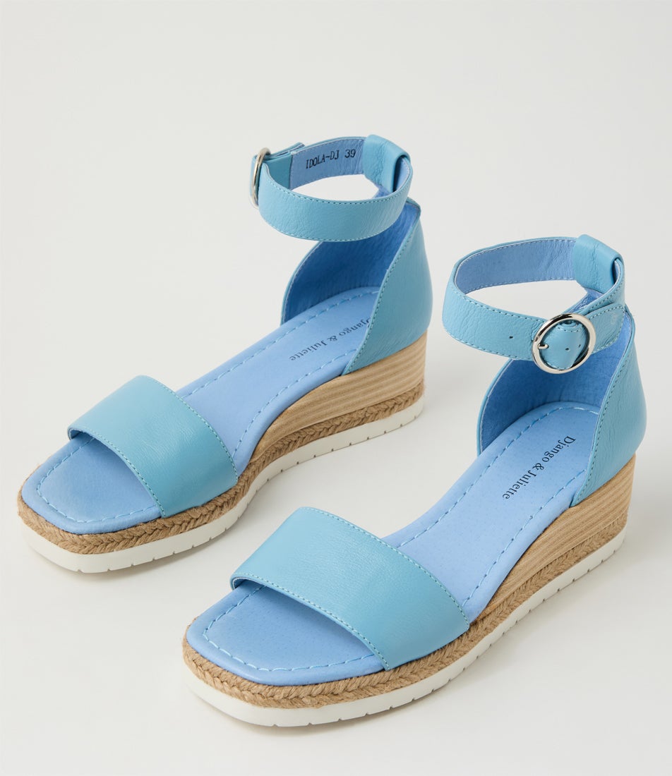 Idola New Blue Leather Sandals