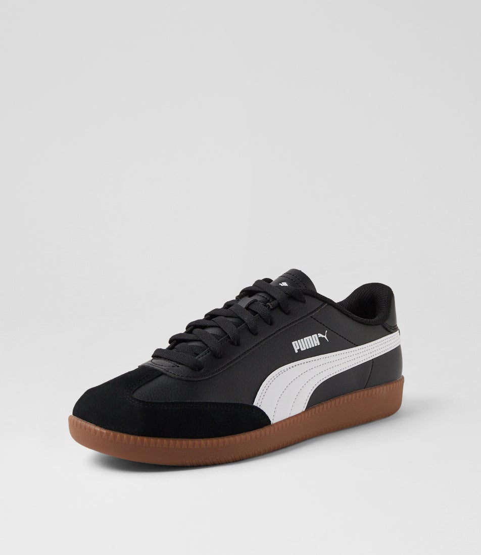 398174 Puma 9 Black White Sneakers