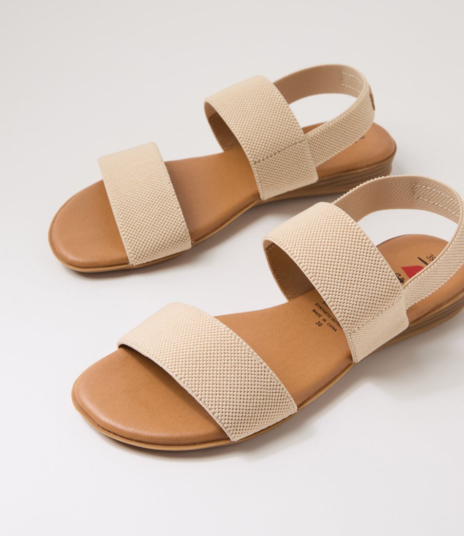 Divide Natural Fabric Sandals Divide Natural Fabric Sandals