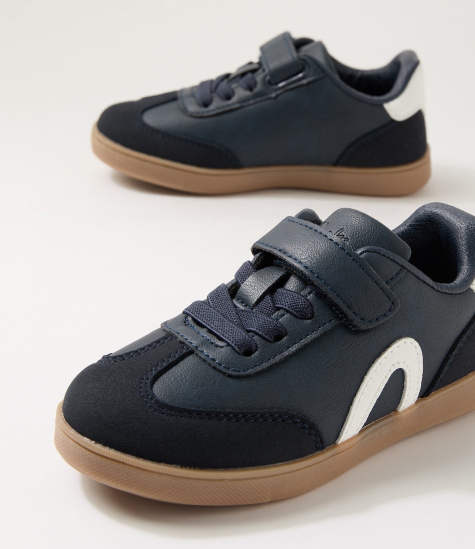 Jasper Toddler Navy Sneakers