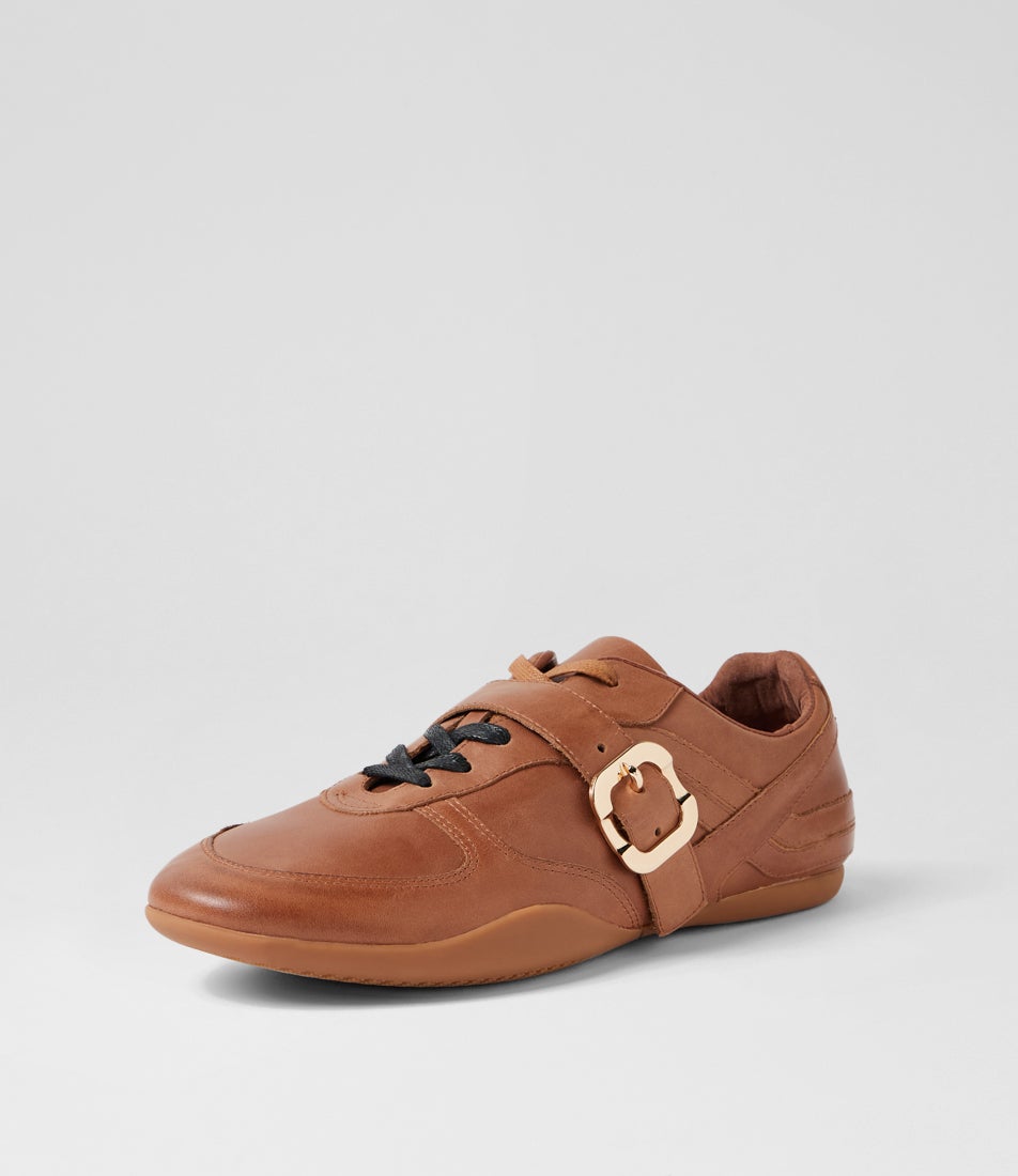 Zojar Tan Leather Sneakers