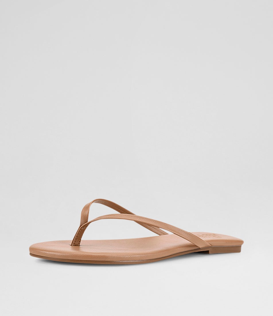 Tori Dark Camel Thongs