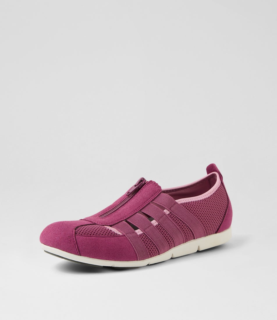 Scottie Plum Lavender Lining Fabric Sneakers Scottie Plum Lavender Lining Fabric Sneakers