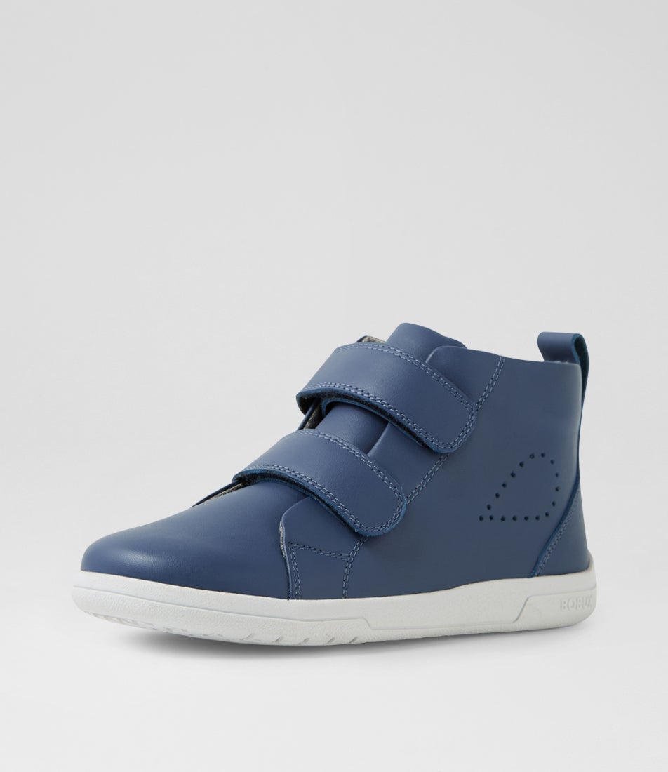 Kp Grass Court High 2 Junior Vintage Indigo Leather Ankle Boots
